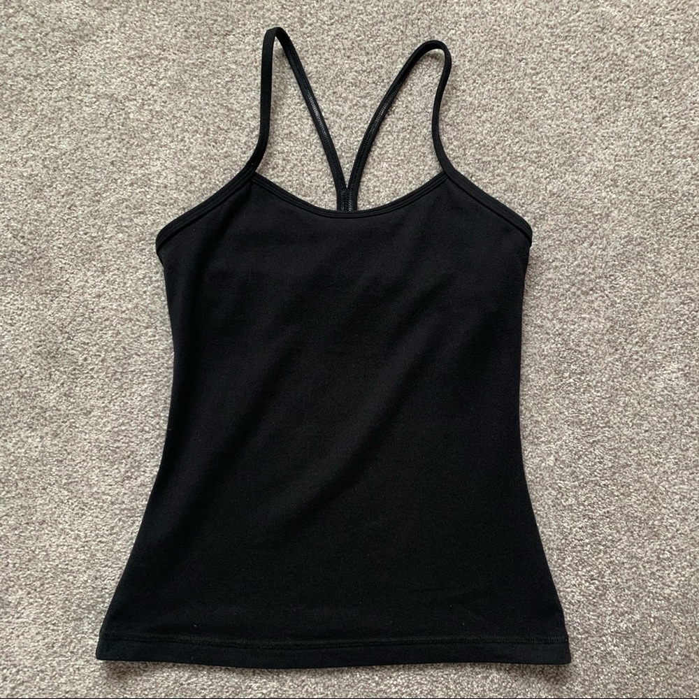 Lululemon Y Tank- Black